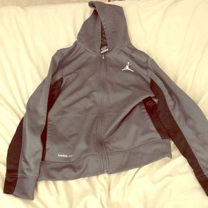 Jordan Therma-Fit Grey Jumpman Jacket - Youth Xl